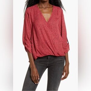 All In Favor Twist Hem Top